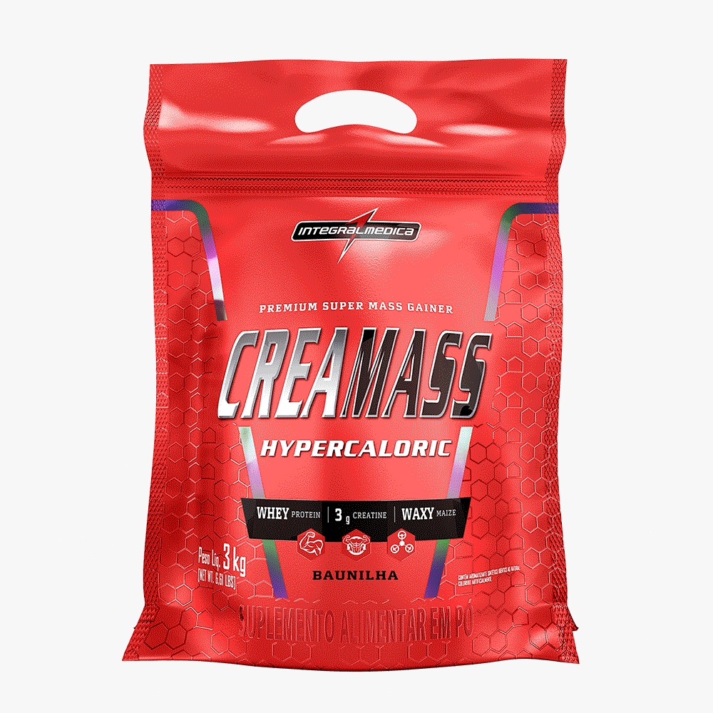 CREAMASS HYPERCALORIC INTEGRALMÉDICA BAUNILHA 3KG