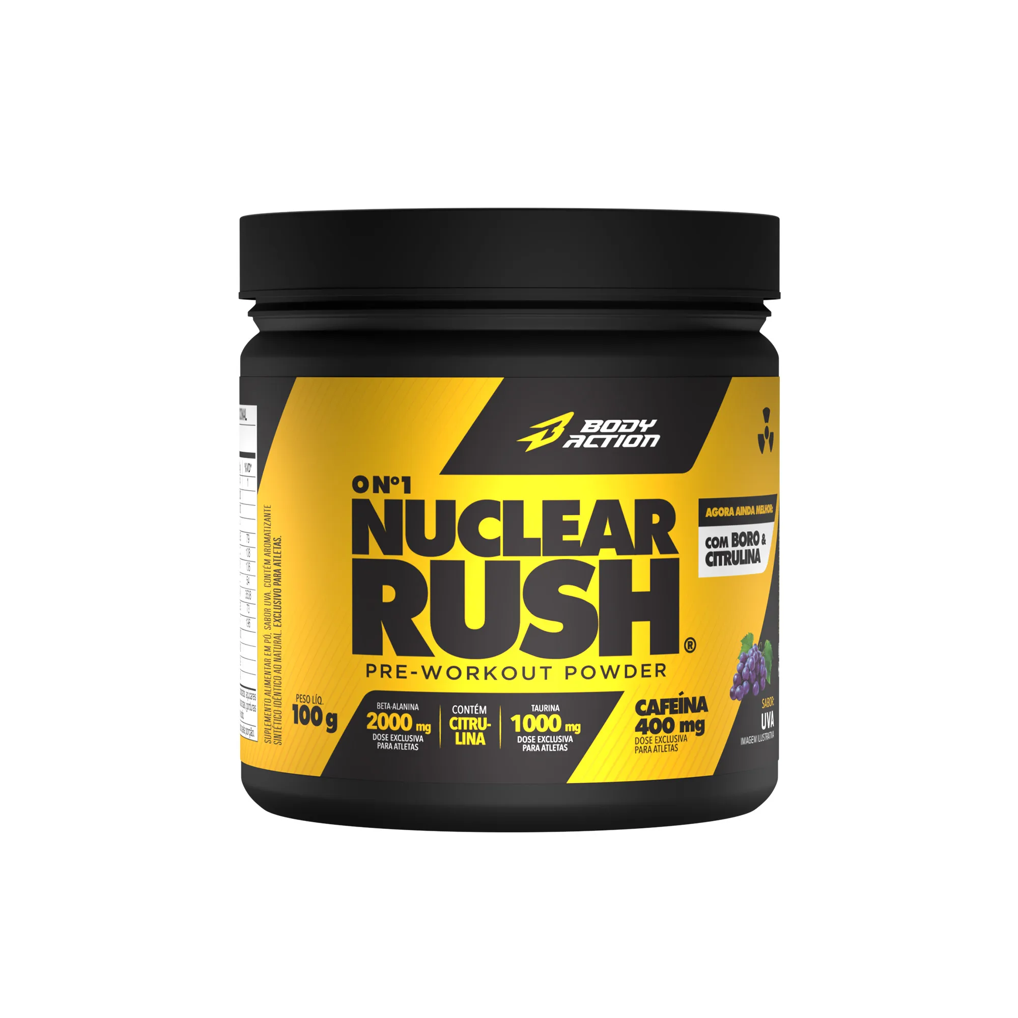 PRÉ TREINO NUCLEAR RUSH 100G UVA